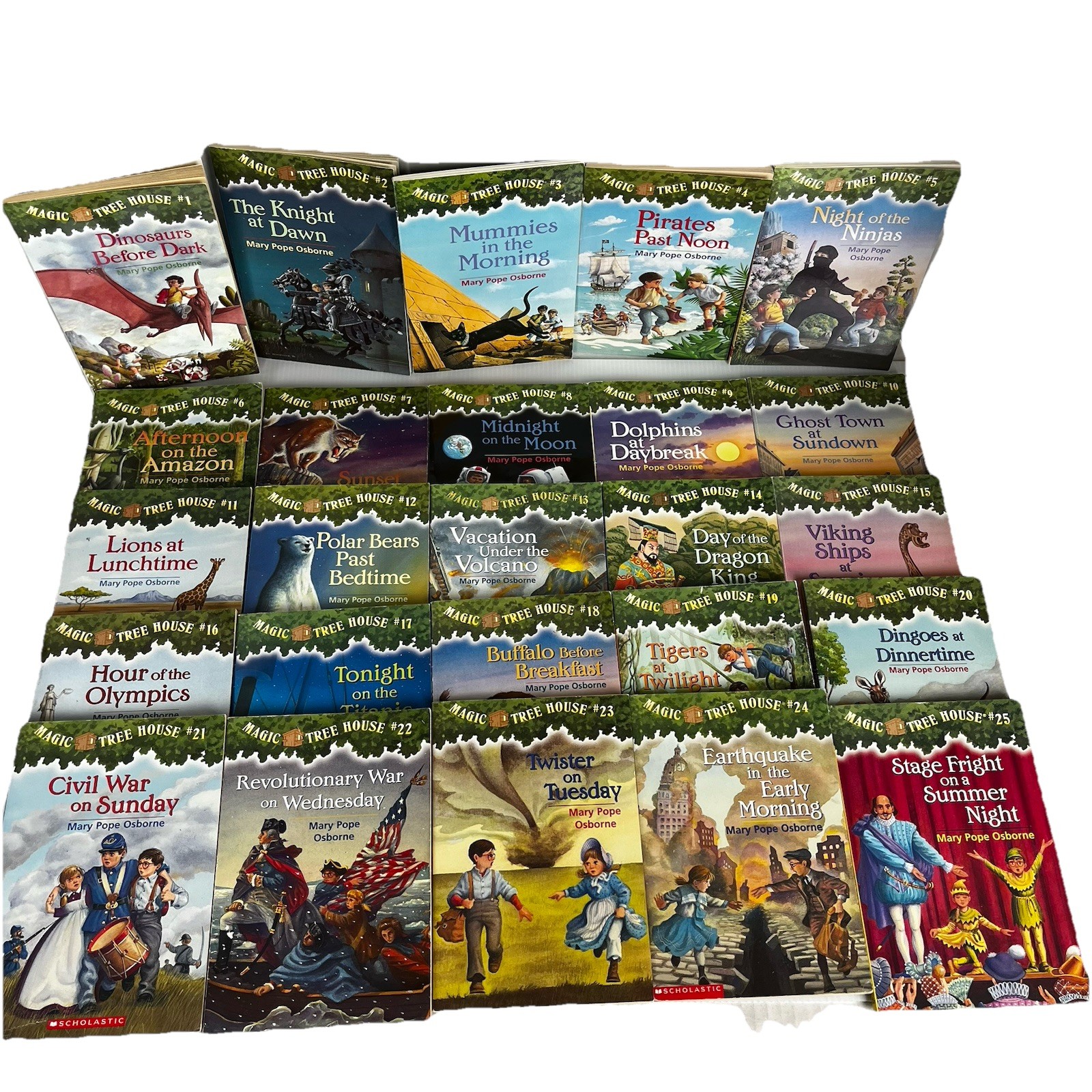 MAGIC TREE HOUSE 1-25 Paperback Lot Home School Series Kid Lit Mary Pope Osborne