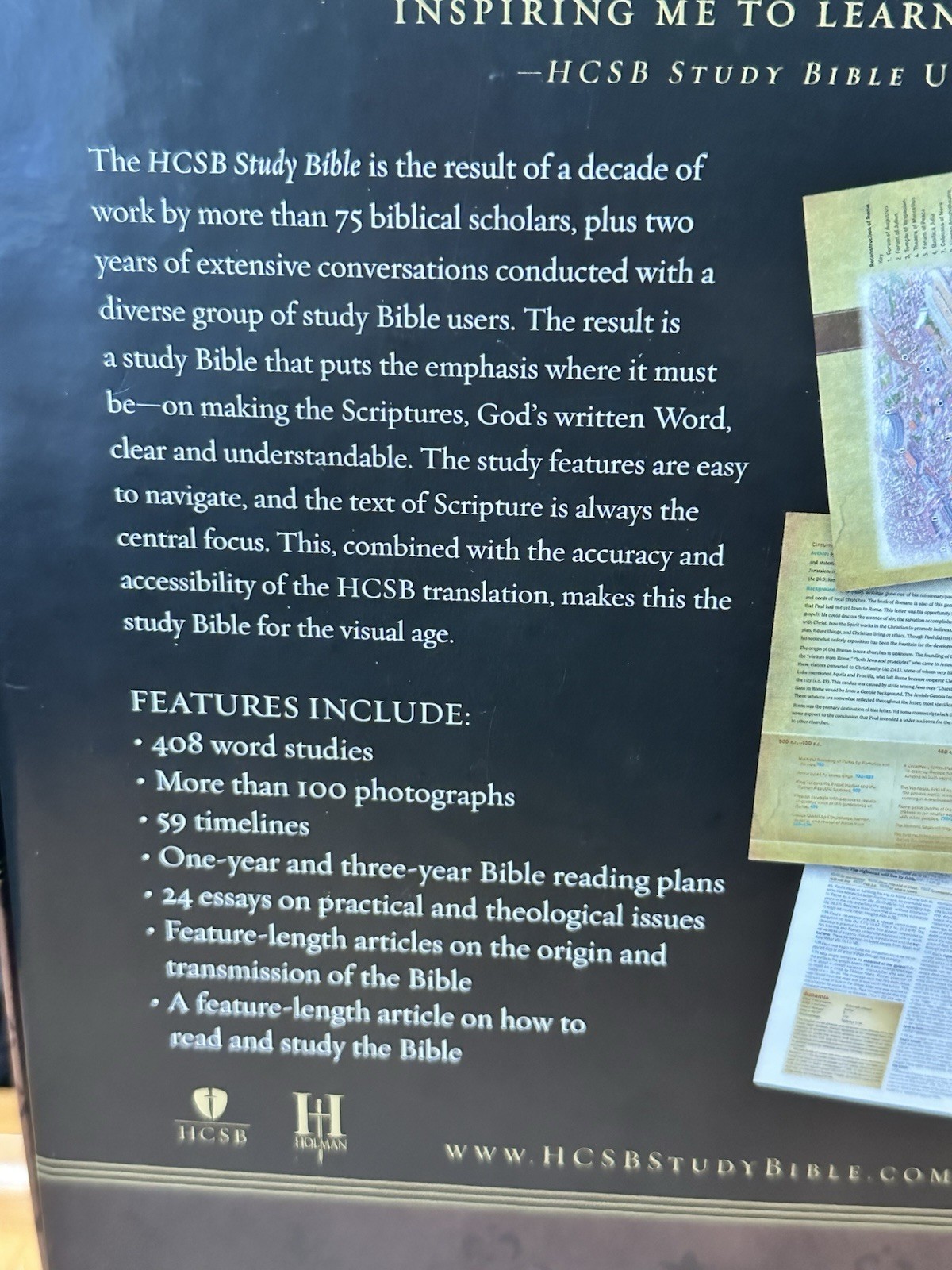 NEW: HCSB Study Bible – Deluxe Leather Edition – Premium Black Cowhide – NIB