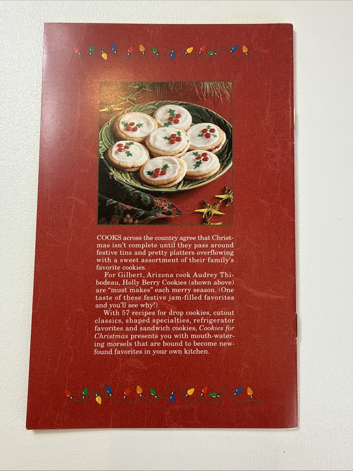 Cookies for Christmas Taste of Homes Booklet 35 pages, 57 Recipes