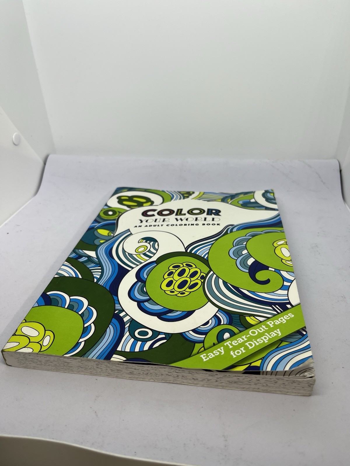 Color Your World: An Adult Coloring Book – 11×7.5″ – Large Art Coloring Book