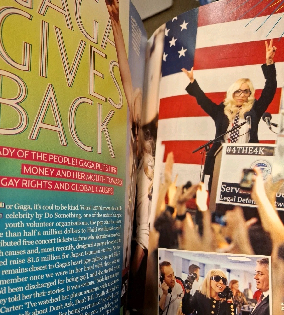 US Magazine – Lady Gaga 5 Huge Posters Inside – Pop Idol Superstar Photos 2011