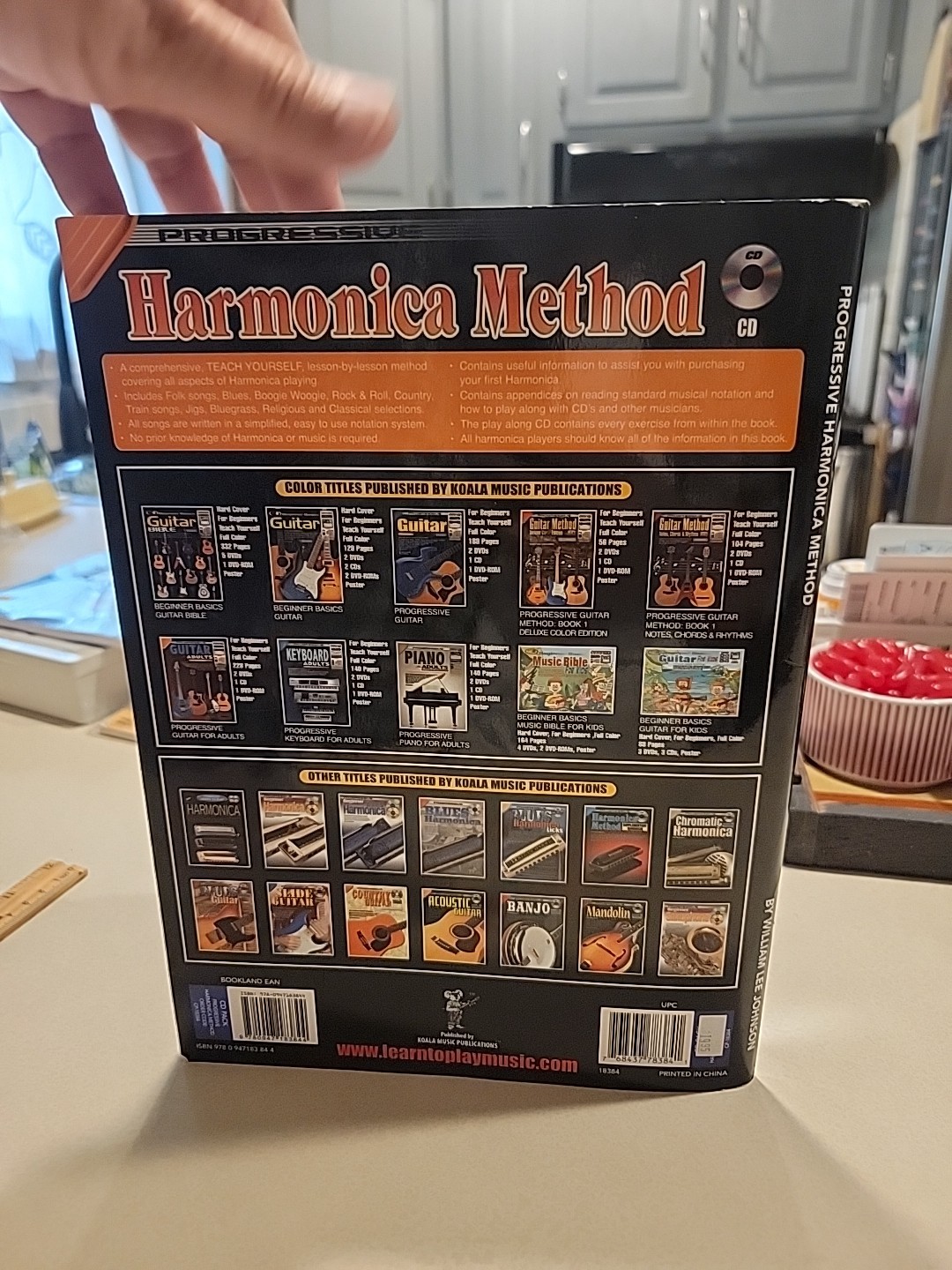 Harmonica Method Bk For Beginners by Johnson, William Lee Missing CD
