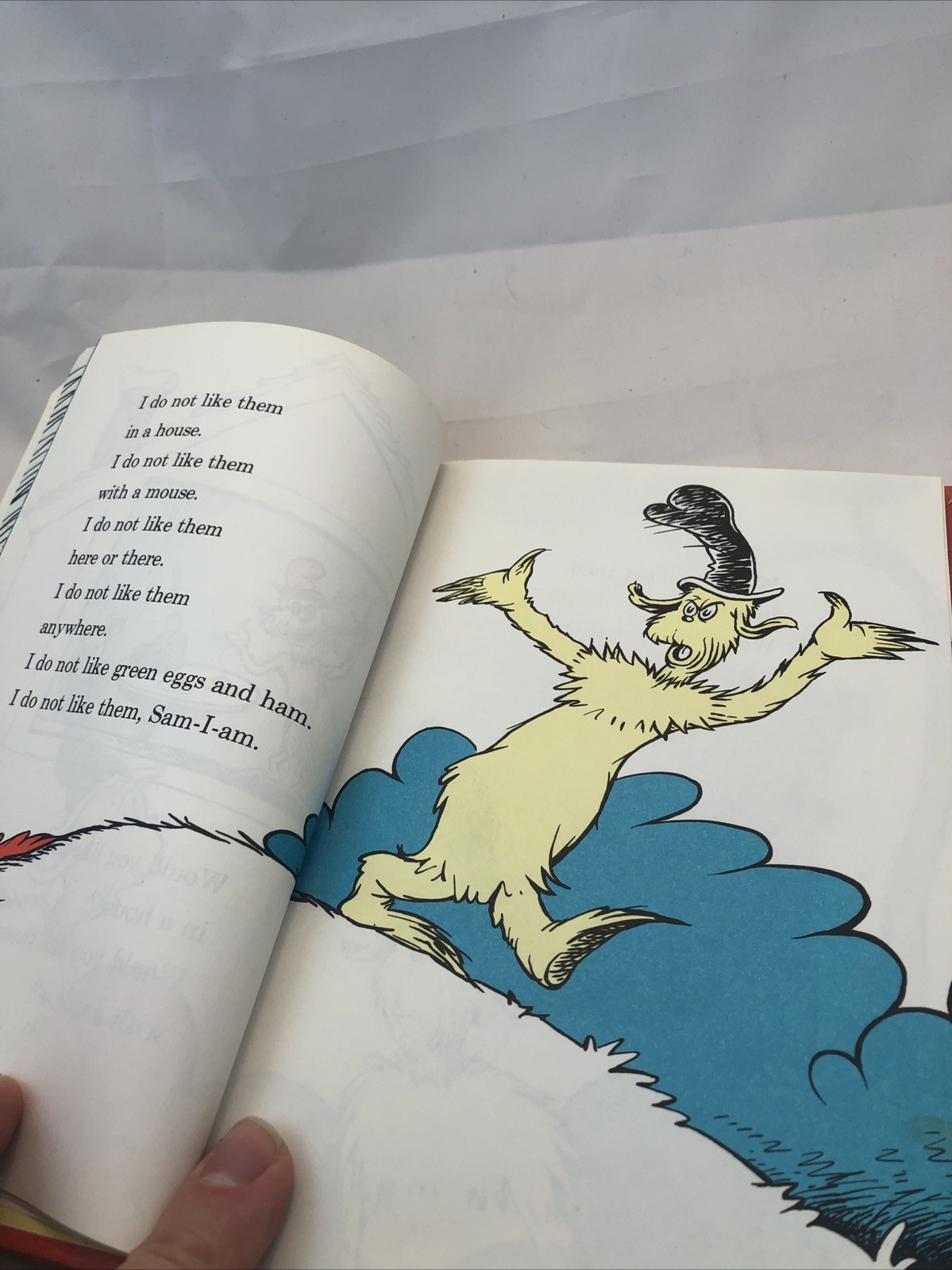 1960 GREEN EGGS AND HAM BY DR SEUSS BOOK CLUB EDITION VINTAGE BOOK