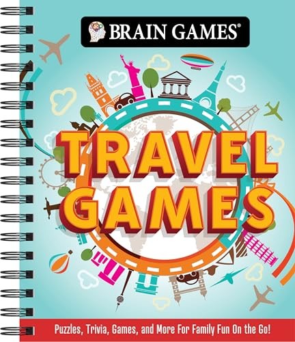 Brain Games – Travel Games: Puzzles, Trivia, Games, and More For Family Fun …