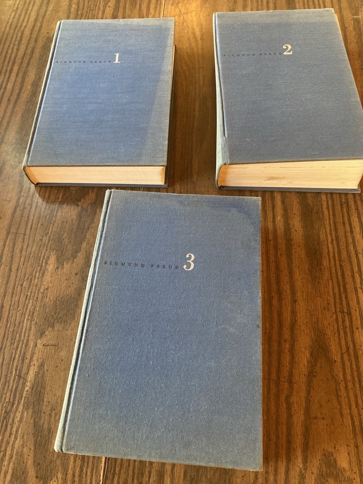 Life & Works of SIGMUND FREUD by Ernest Jones – 3 Volume Set – 1st Edition HC