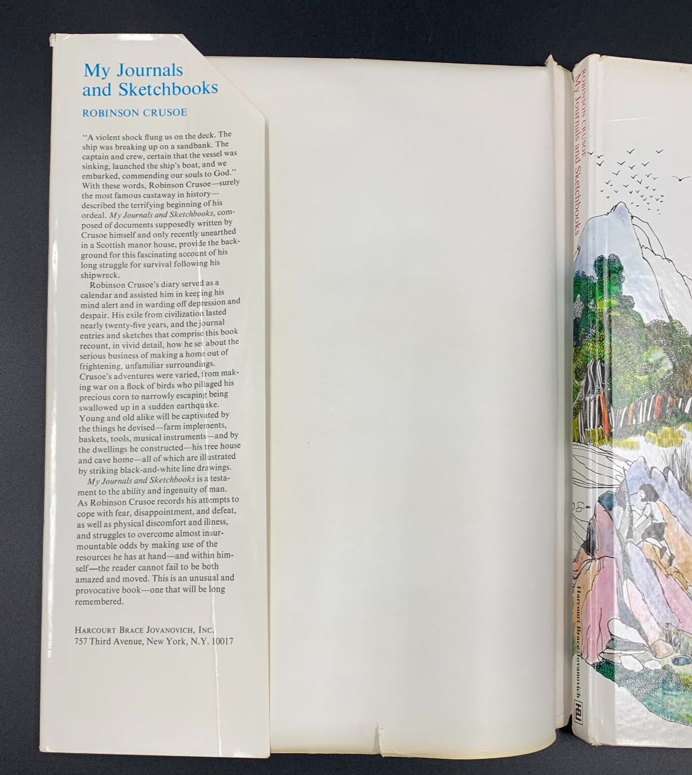 My Journals and Sketchbooks – by Robinson Crusoe – Vintage HC 1974