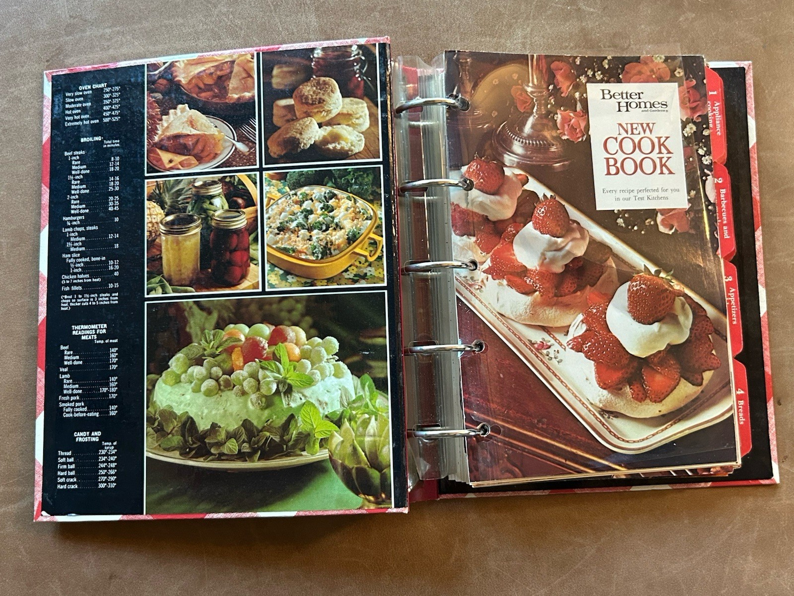 Better Homes And Gardens New Cook Book Vintage 5 Ring Binder 1976 7th Printing