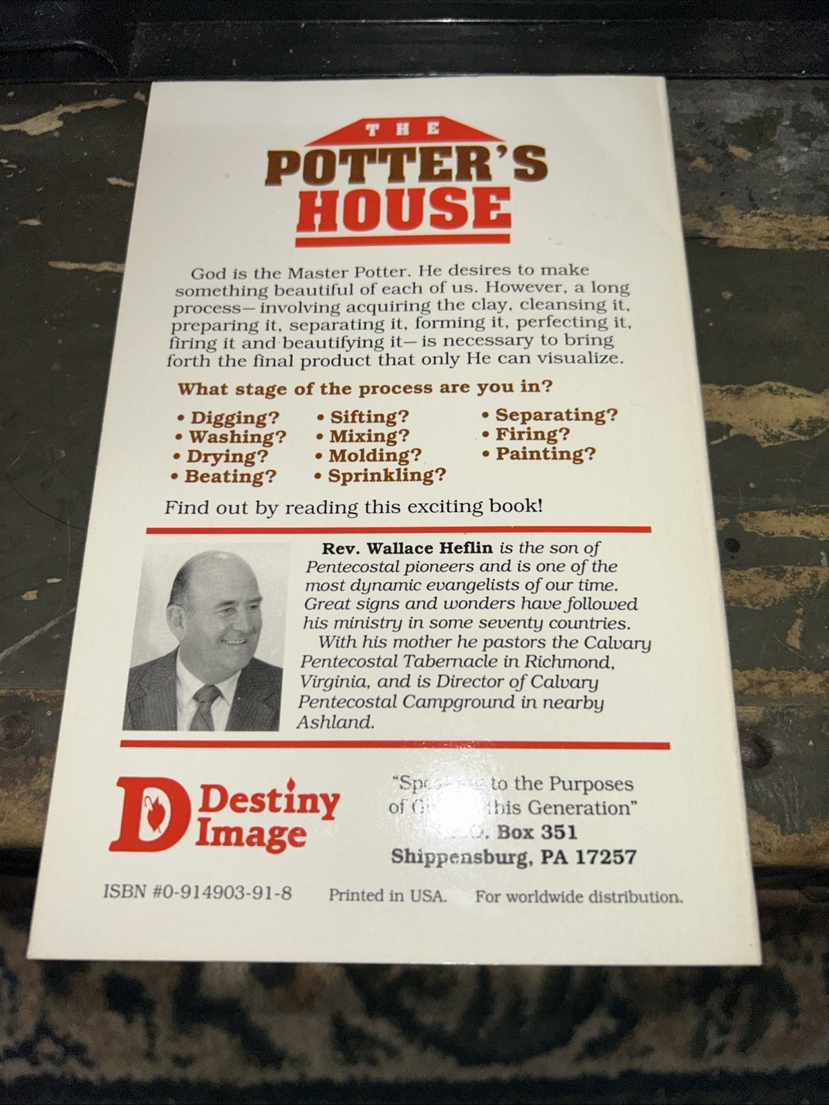 Potter’s House – Paperback By Heflin, Dr Wallace – VERY GOOD C11