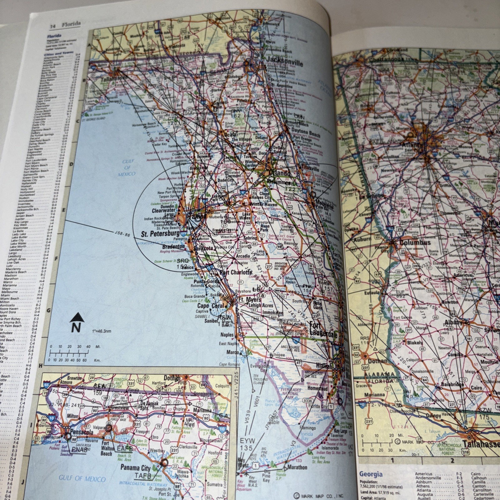 The Captain’s Atlas – High & Low Edition Pilot Flight Map Guide US Canada 2000