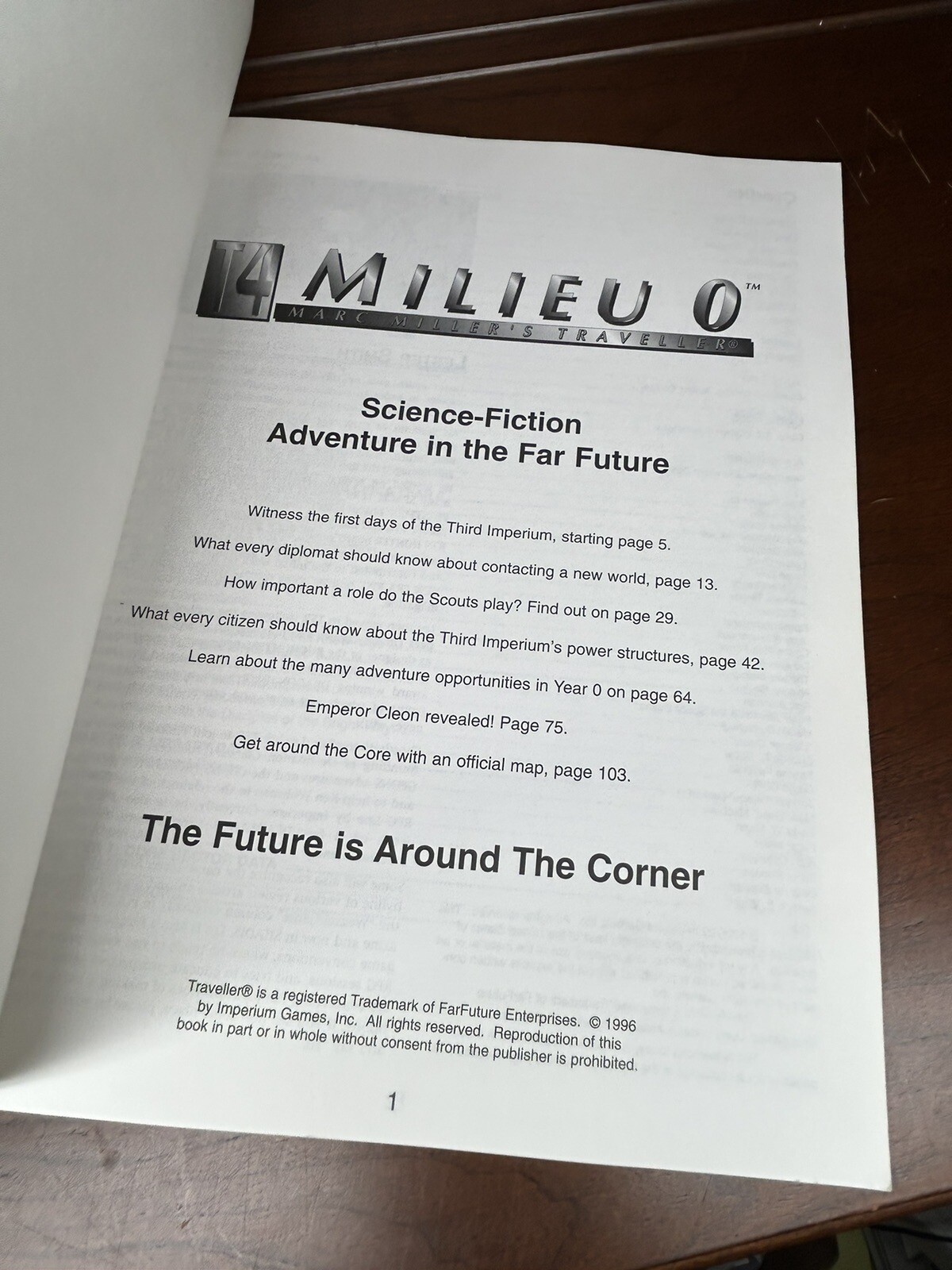 Milieu 0: T4 Marc Miller’s Traveller 1996 PB Imperium Lester Smith