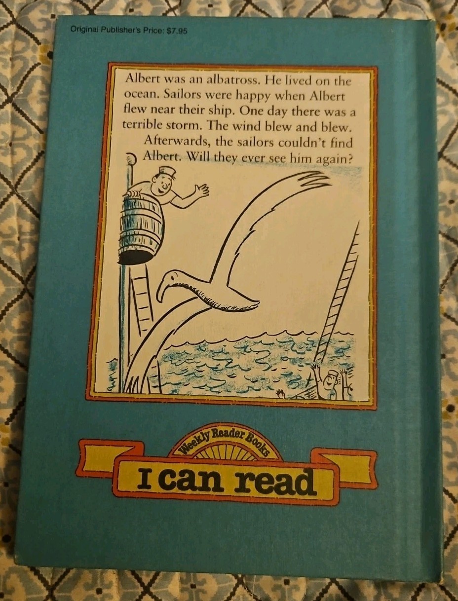 Albert the Albatross Hardcover Book 1961 Children Early I Can Read Syd Hoff