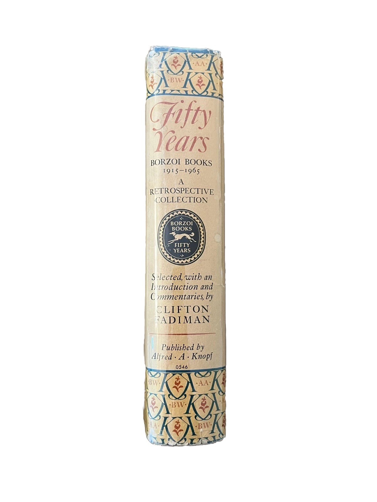 📚 Fadiman – FIFTY YEARS – Borzoi Books 1915-1965 Knopf 1st Edition