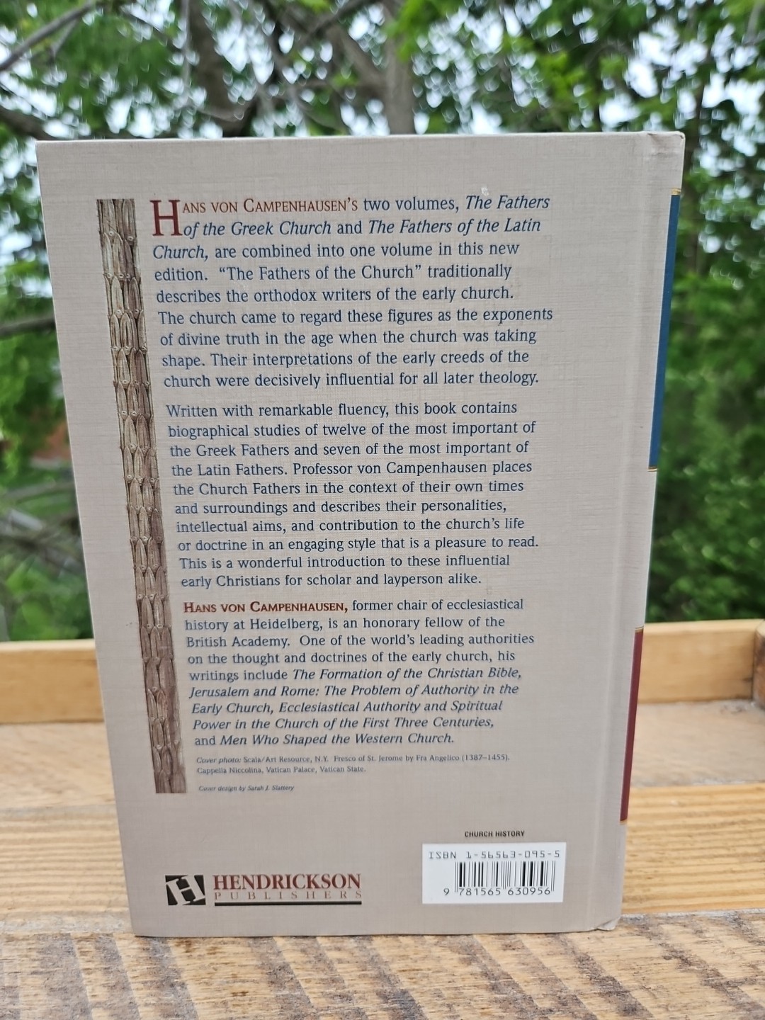 VG! Fathers of the Church by Hans Von Campenhausen Hardcover