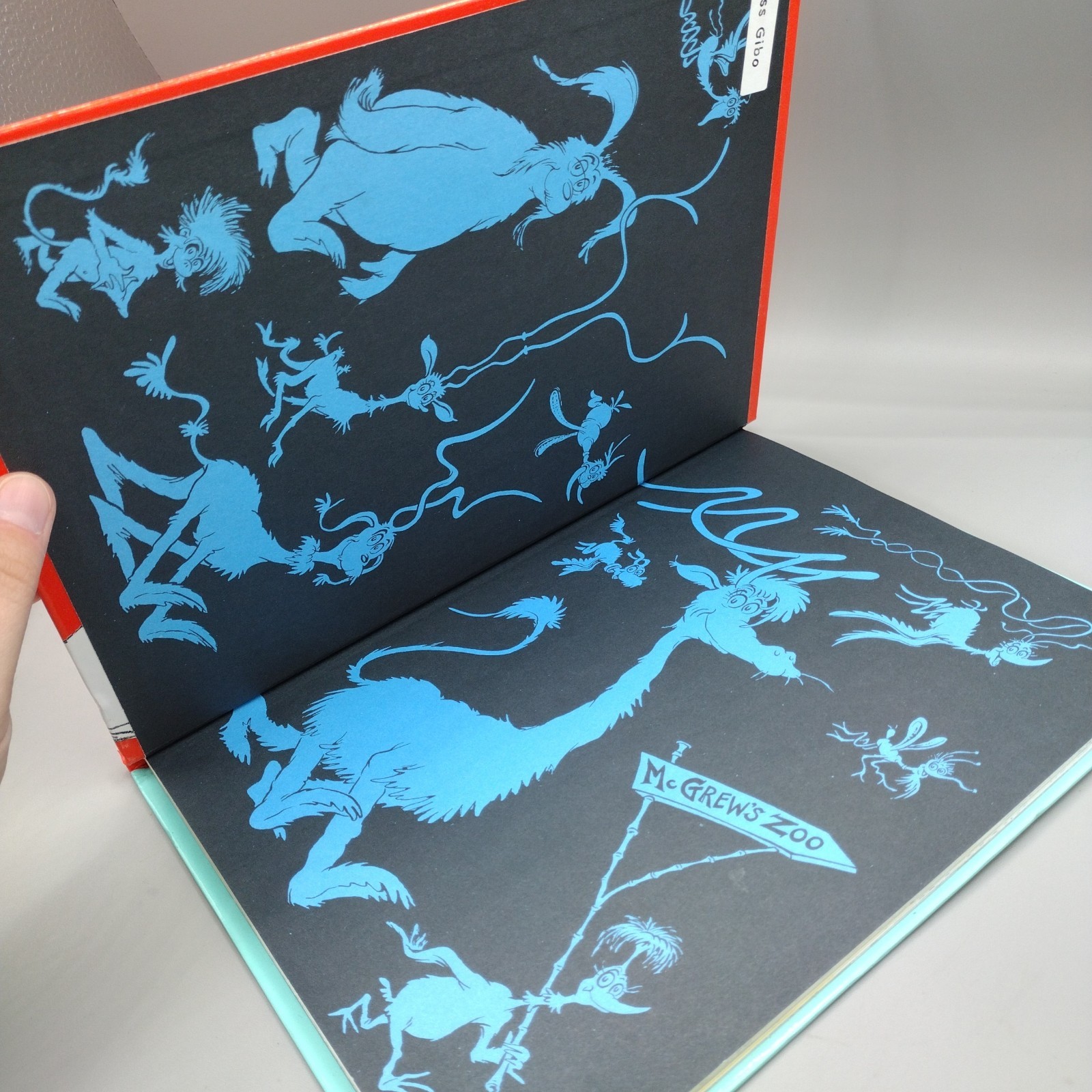 Dr Suess If I Ran the Zoo Hardcover 1990s Grolier Book Club Edition Banned Book