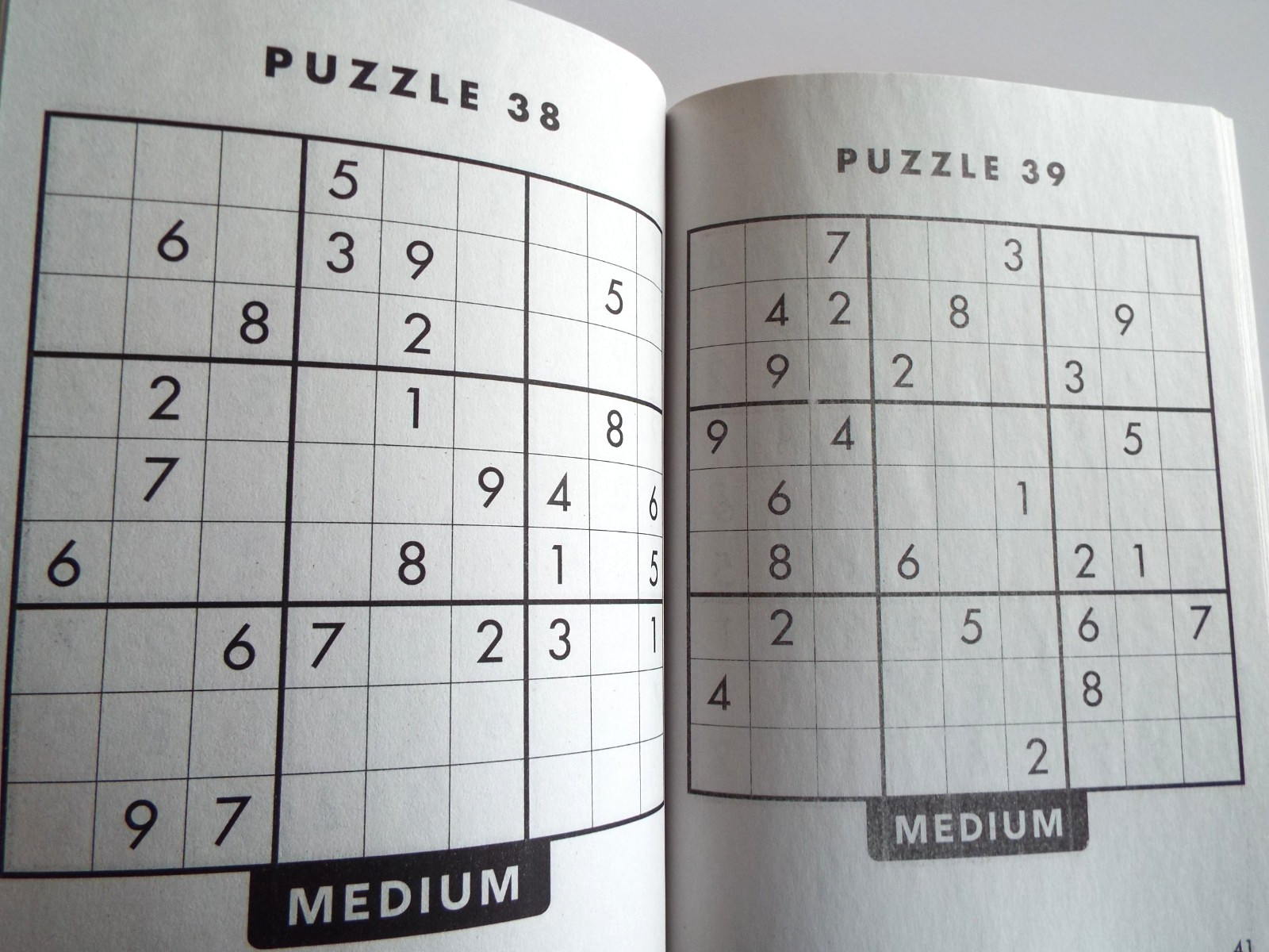 4 Large Print Sudoku Puzzle Books: Volumes 35, 36, 37 & 38 NEW** ~ 80 puzz. ea