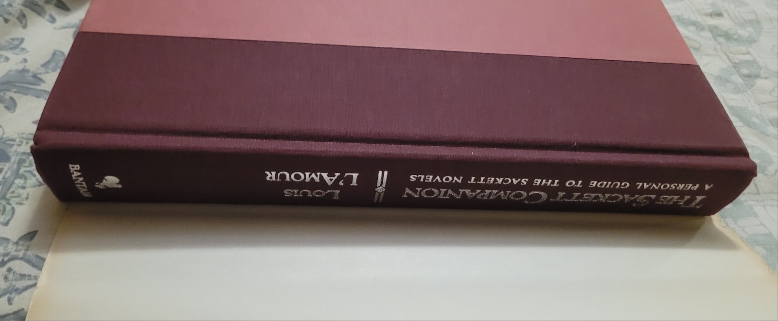 Louis L’Amour The Sackett Companion HC DJ 1988 1st Print Bantam Vintage Western