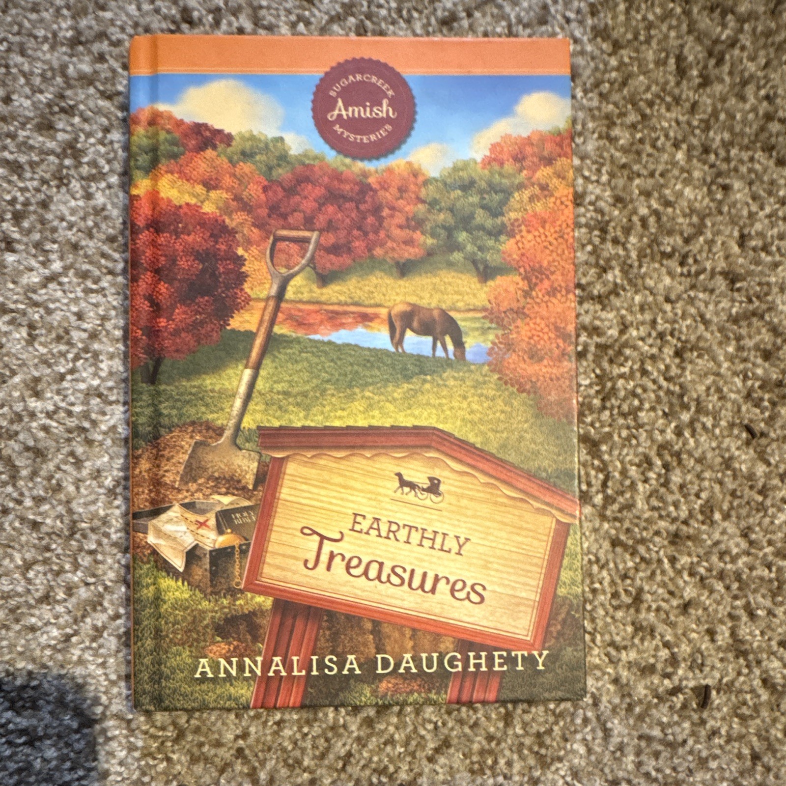 Sugarcreek Amish Mysteries HC by Daughety – Earthly Treasures (Guideposts)
