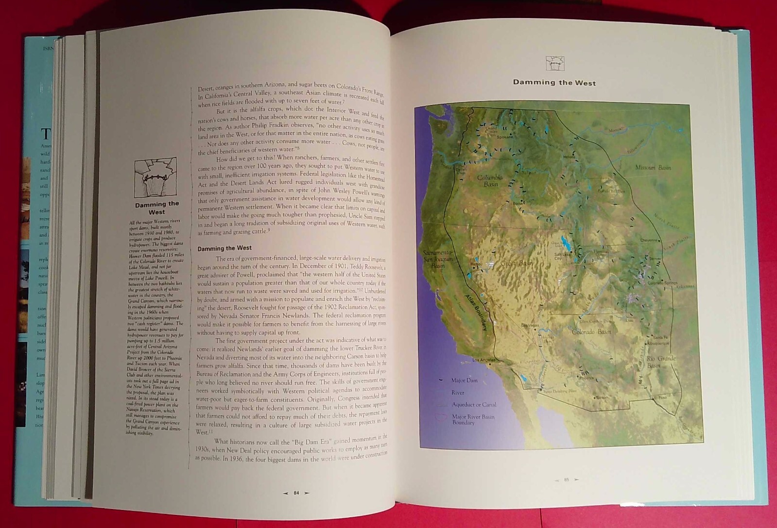 Atlas of the New West, Riebsame, 1997, 1st edition, signed/personalized (A418)