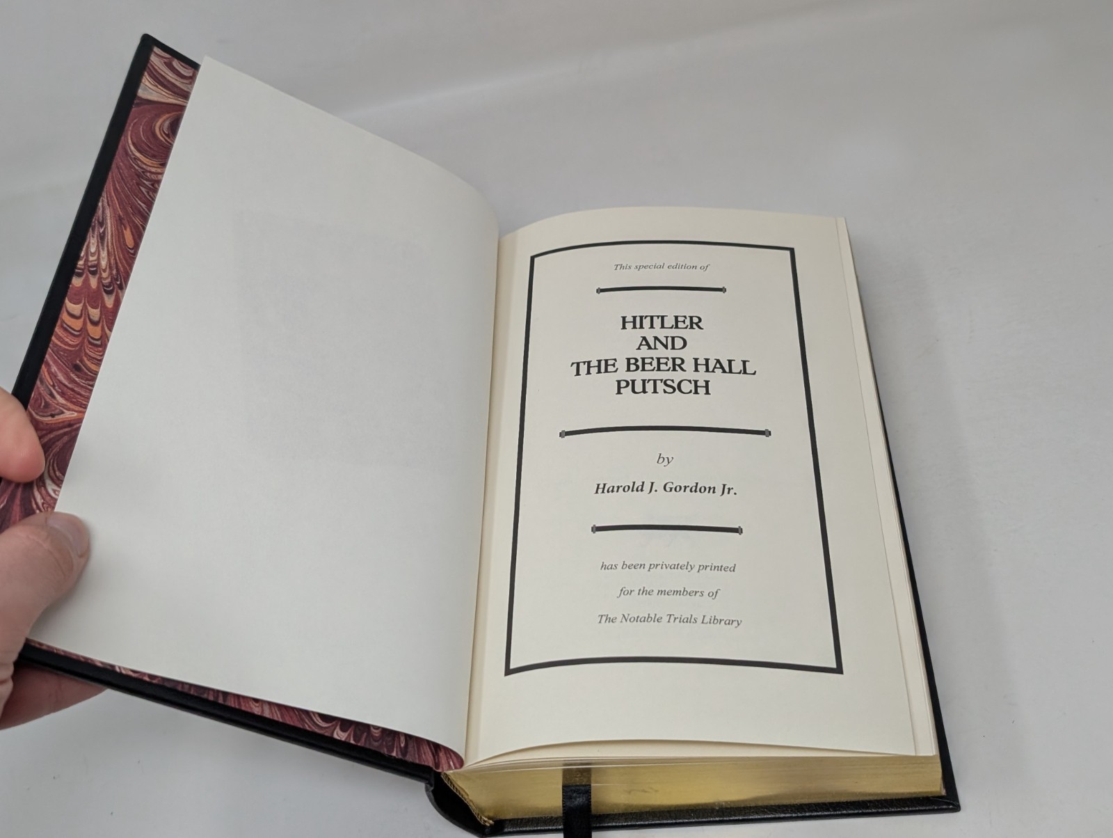 Hitler and the Beer Hall Putsch By George Gordon Notable Trials Library Leather