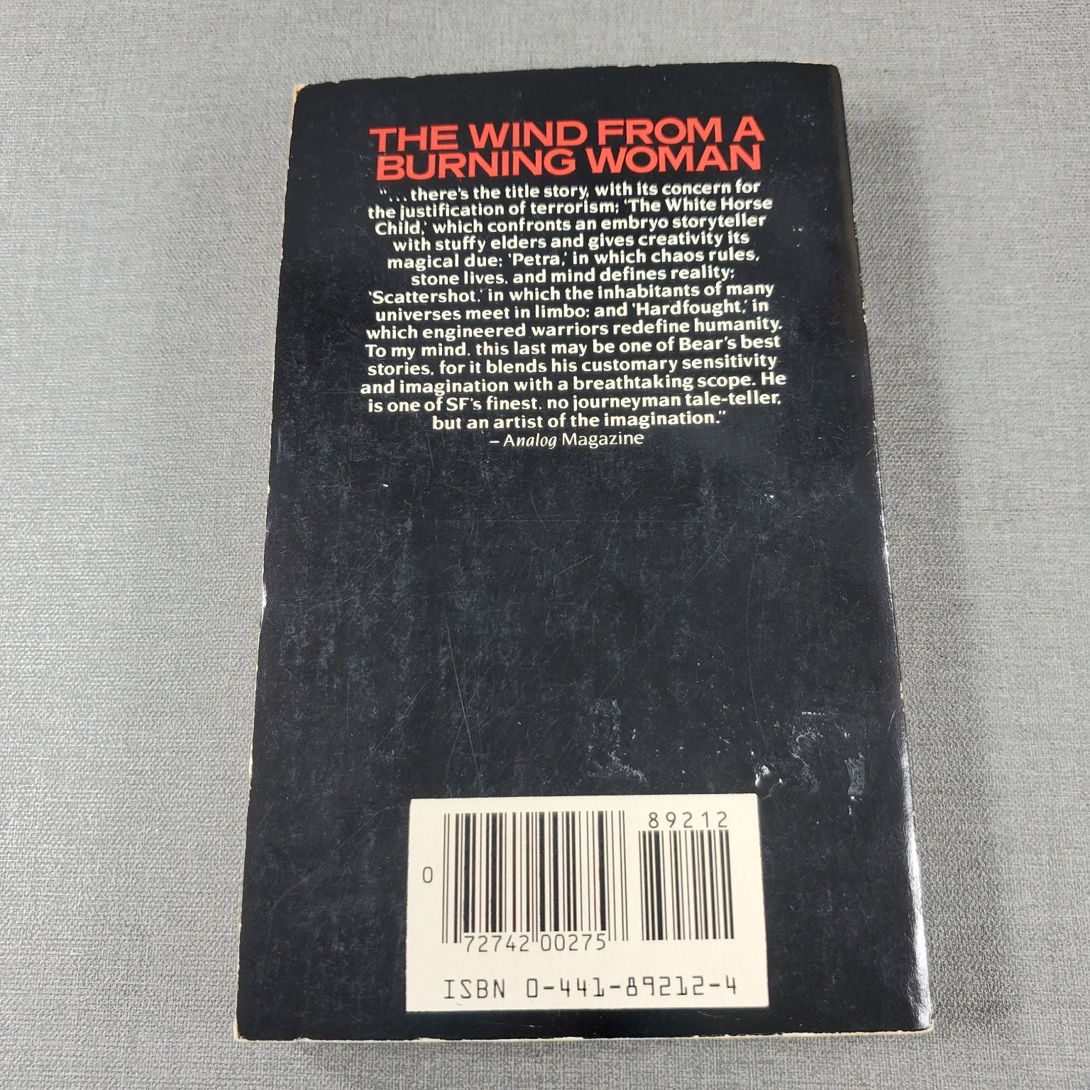 The Wind From a Burning Woman Greg Bear 1984 Ace Science Fiction Paperback