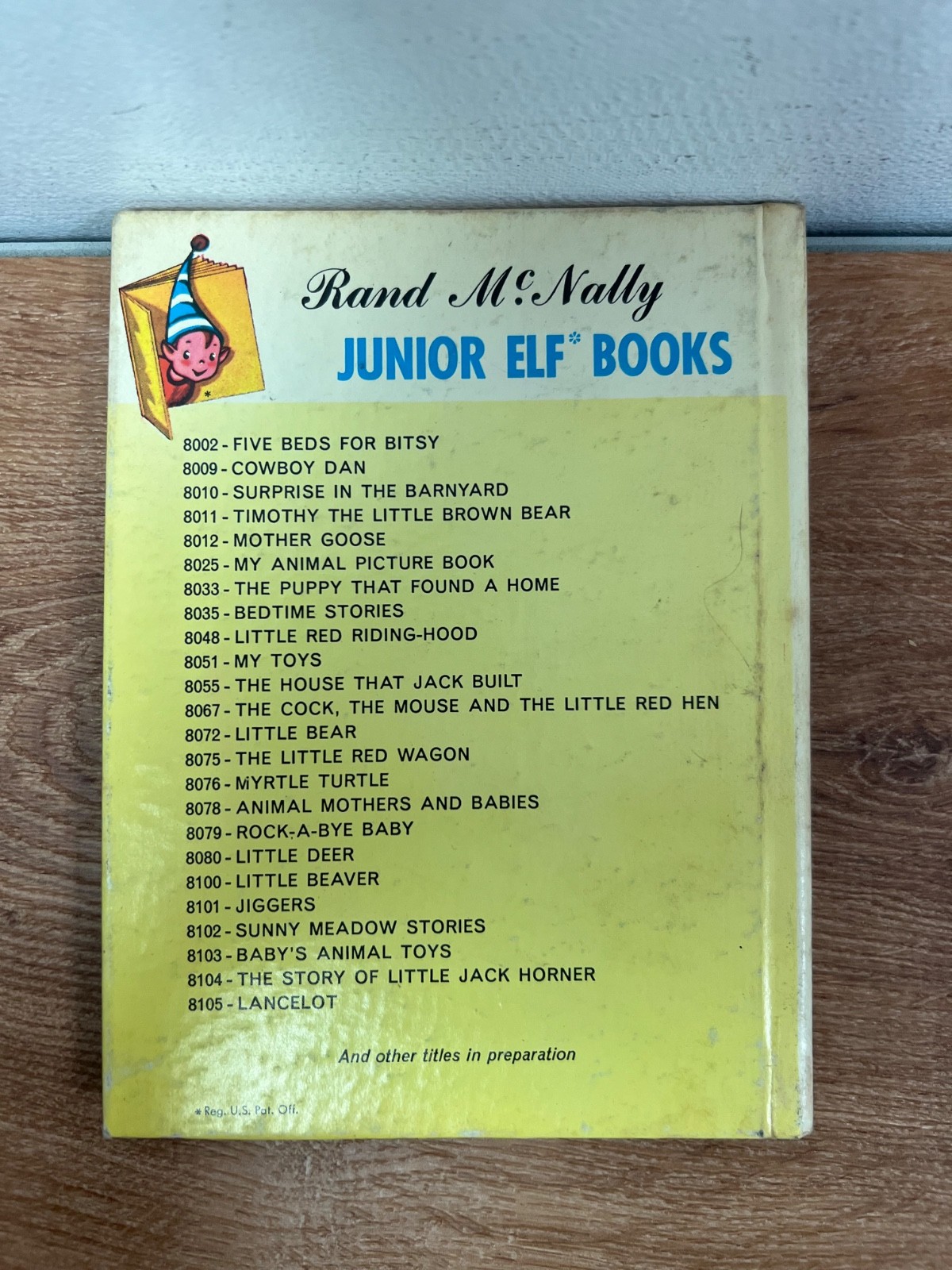 Lot of 9 Vintage Rand McNally Junior Elf Books Varying Condition