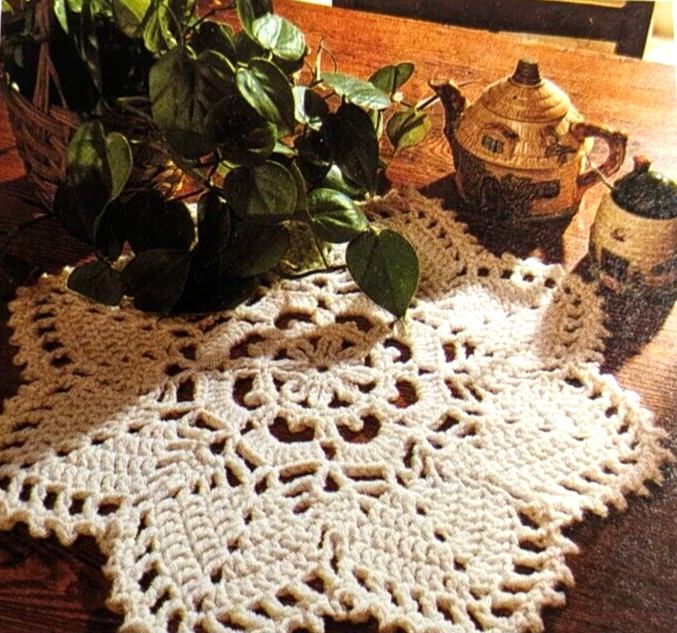 Better Homes & Gardens White Crochet 1988 Meredith Corp. Patterns Instuctions