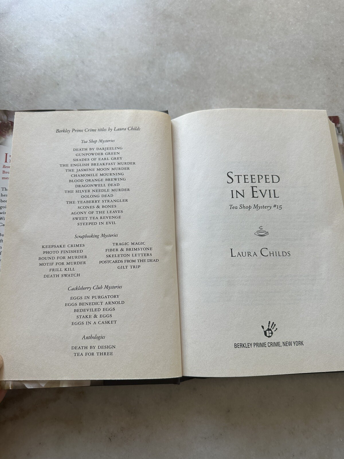 Laura Childs Book