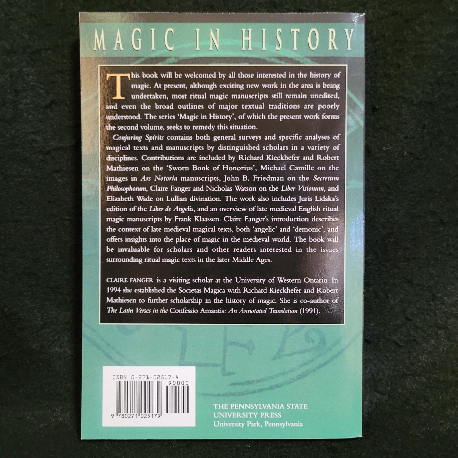 Conjuring Spirits: Texts and Traditions of Medieval Ritual Magic (Magic in Histo