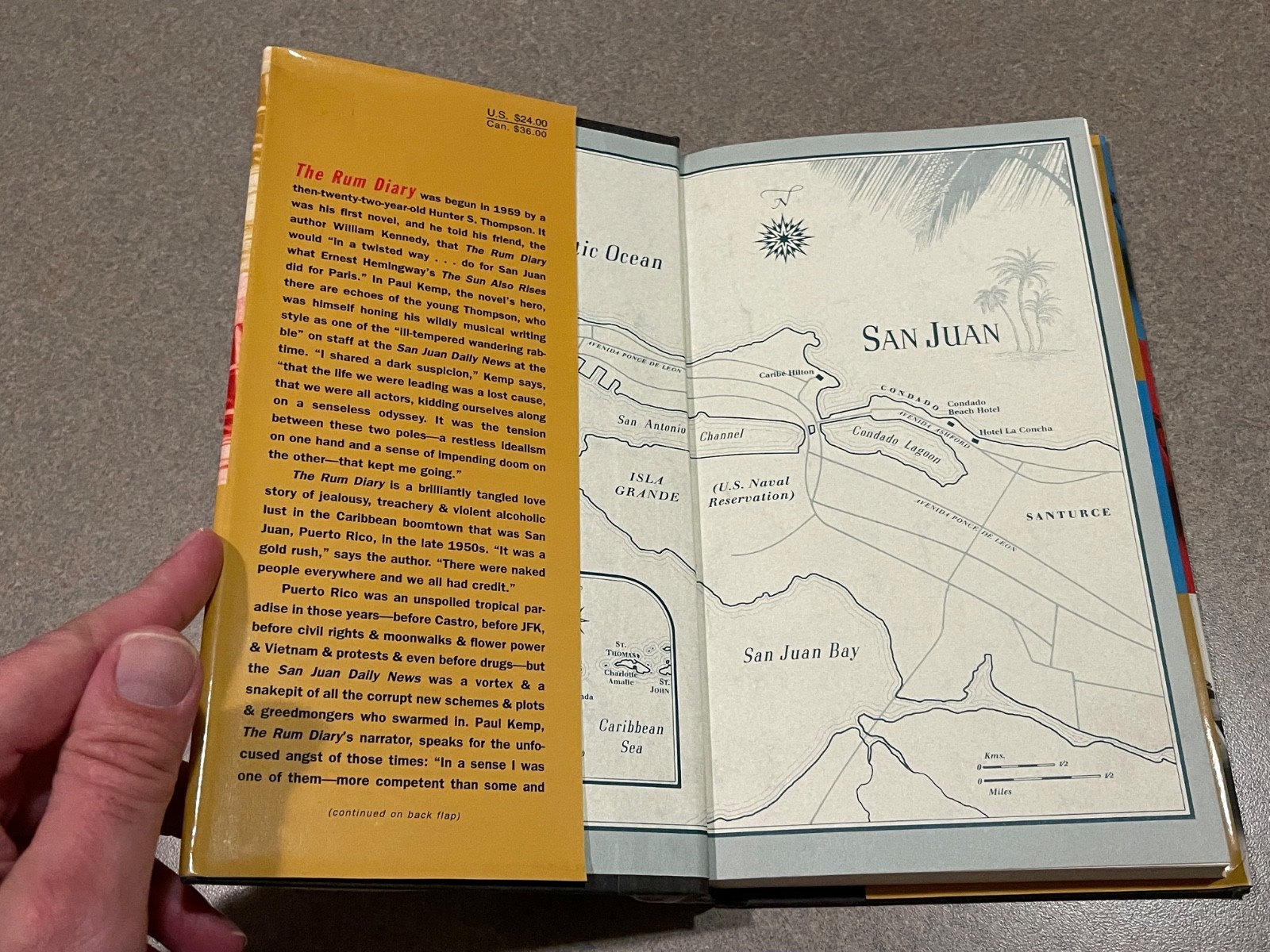 The Rum Diary by Hunter S Thompson (First Edition, 1st Printing Hardcover DJ)