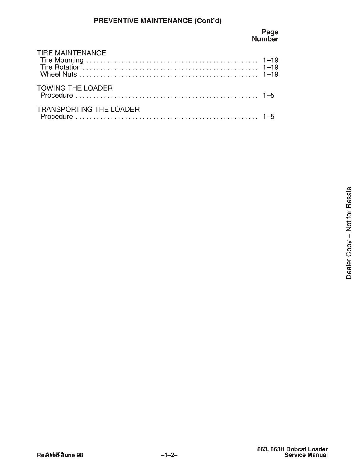 BOBCAT 863 & 863 HIGH FLOW SERVICE MANUAL CLOSURE – JACKET – HUGE FOLDOUTS!