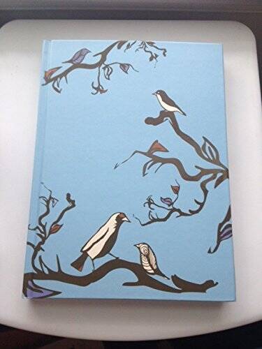 Blue and Gold Birds – Sketchbook – Office Product – VERY GOOD