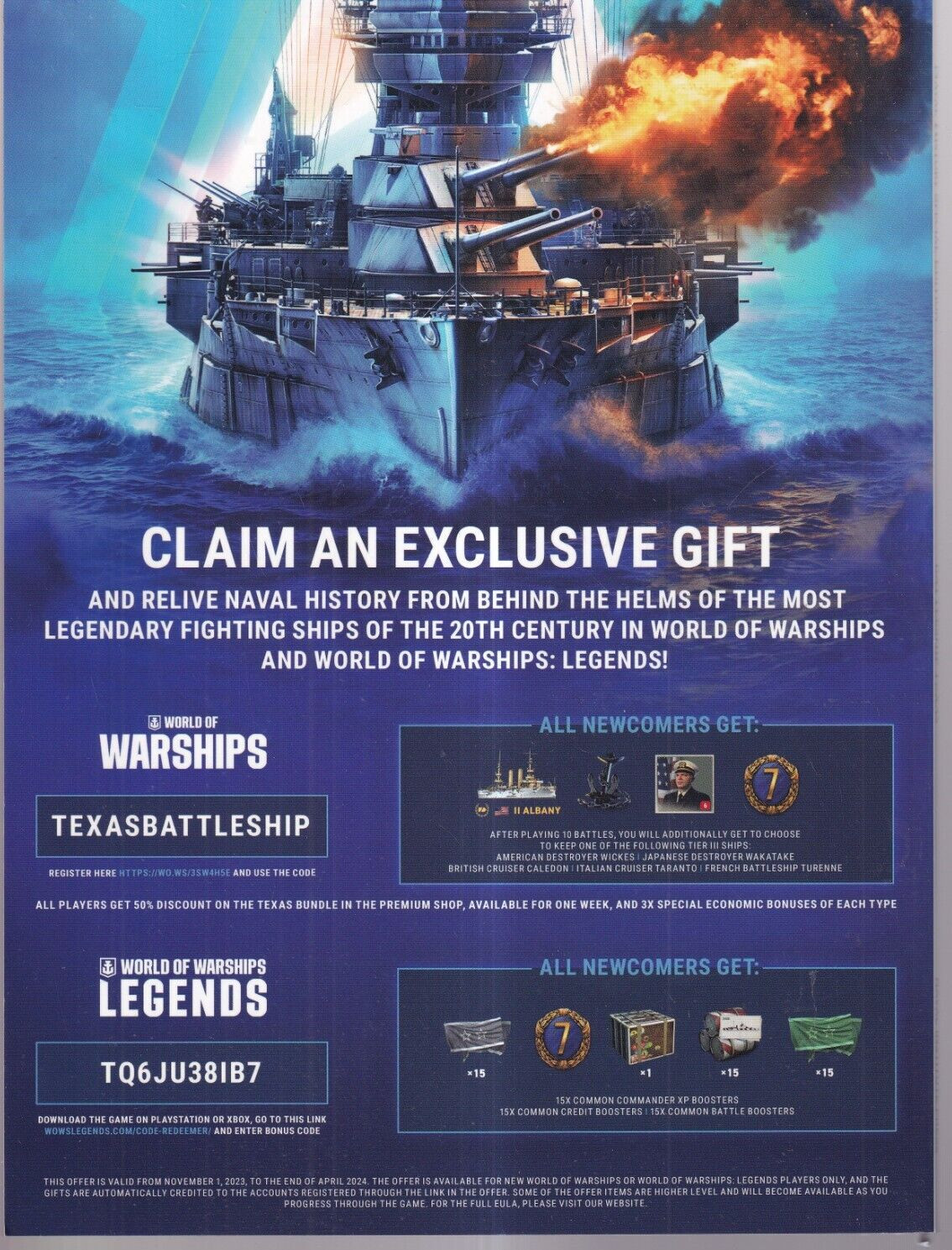 BATTLESHIP TEXAS: NAVAL HISTORY SPECIAL EDITION By Lawrence Burr (2024 SC){D8}