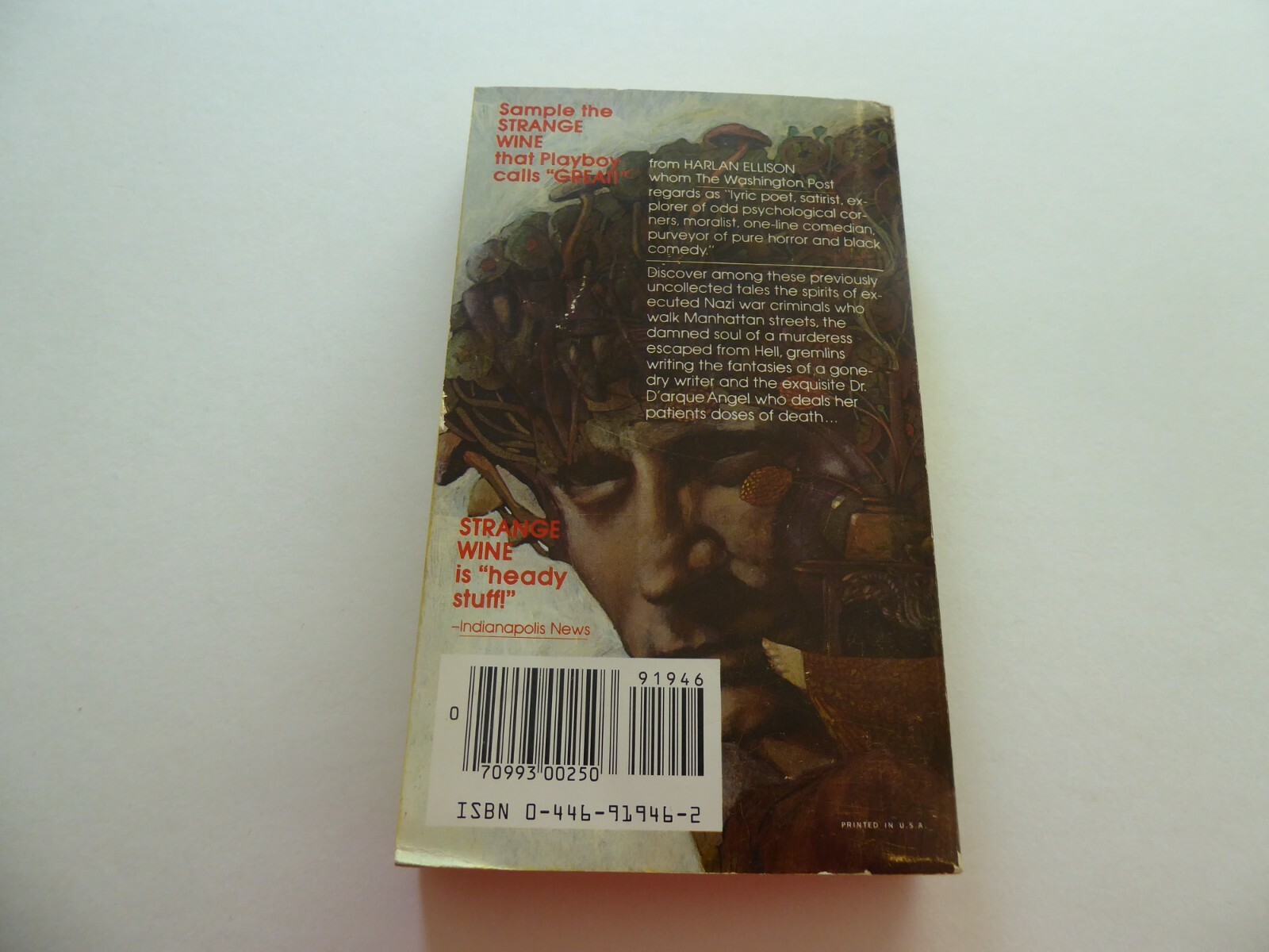 STRANGE WINE 1979 HARLAN ELLISON 15 WILD FANTASIES FIRST EDITION