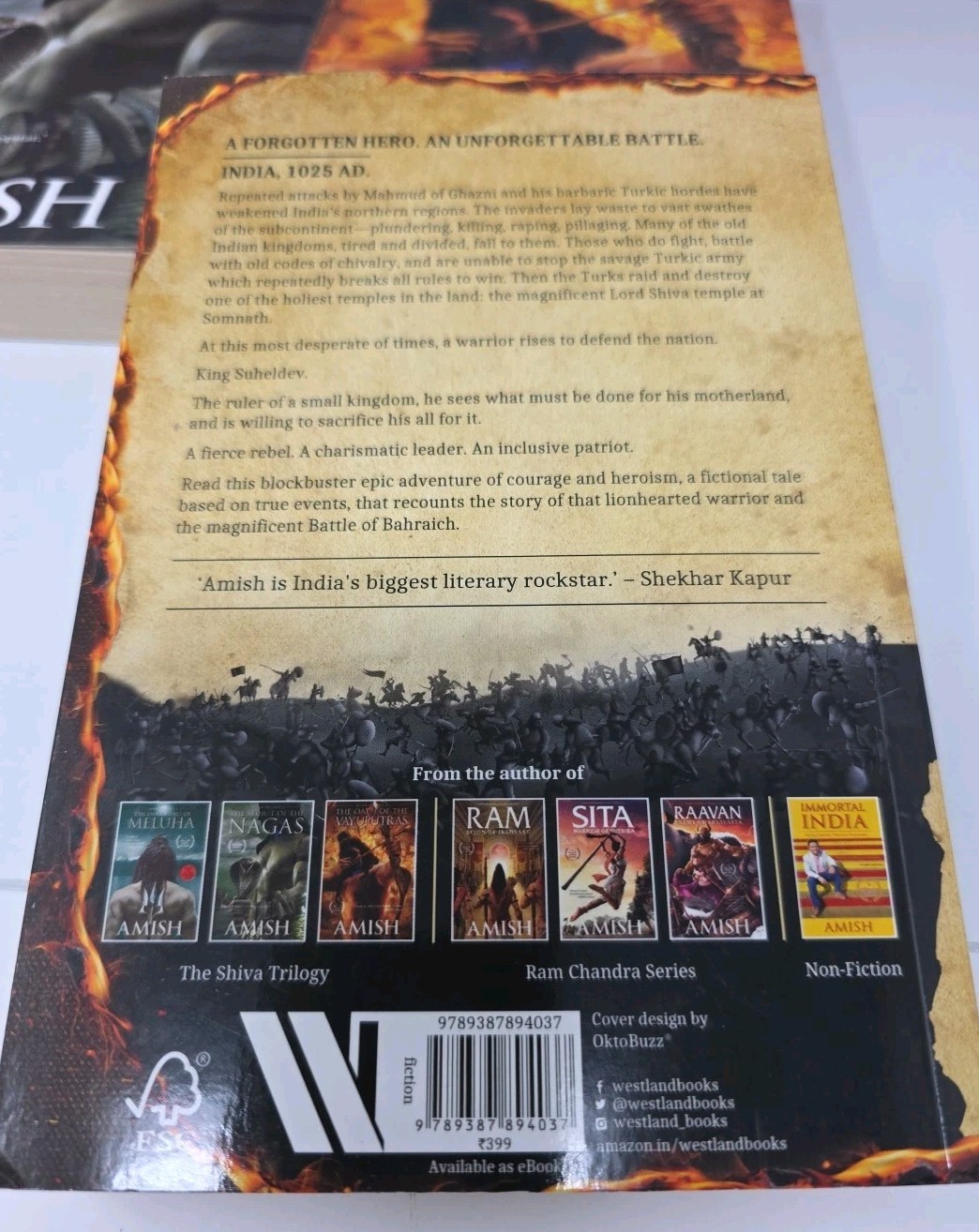 Amish Tripathi – Ram Chandra 4 Book Series & Shiva Trilogy 3 Book Lot of 8