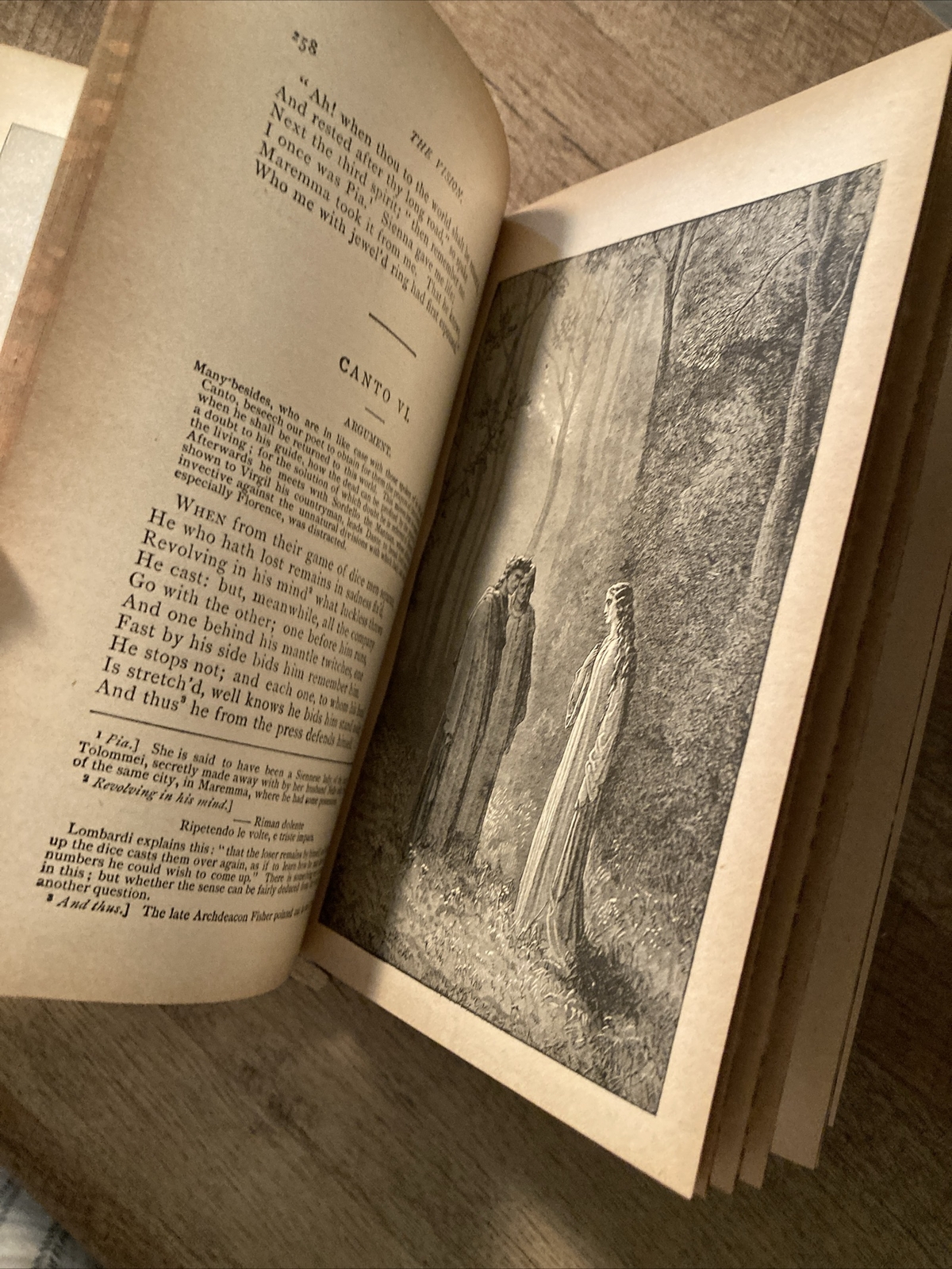 Vintage 1800’s Purgatory By Dante. Illustrations By Gustavo Dore