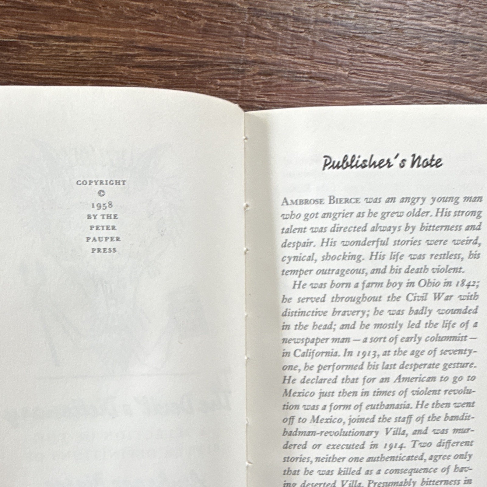 Ambrose Bierce The Devil’s Dictionary Peter Pauper Press Hardcover Illus 1958