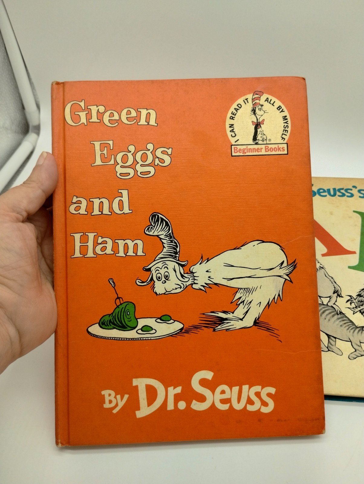 Lot Of 2 Vintage 1960 Dr. Suess Green Eggs & Ham 1963 ABC’s Hardcover Books