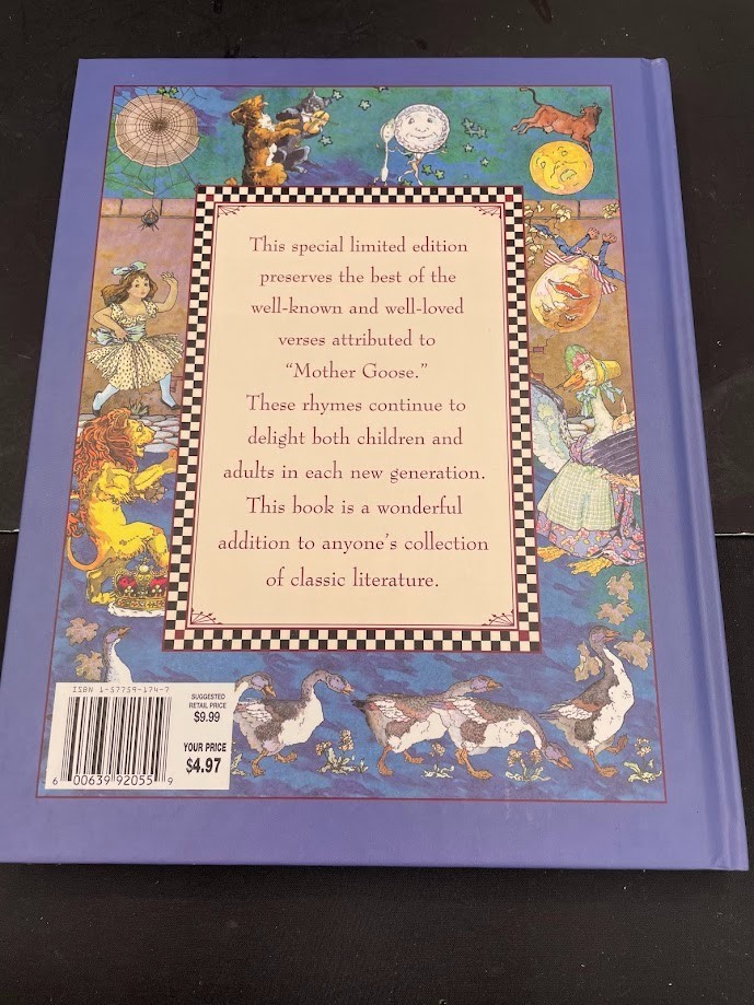1998 Dalmatian Press Special Edition Mother Goose and Once Upon a Time Fairy Tal