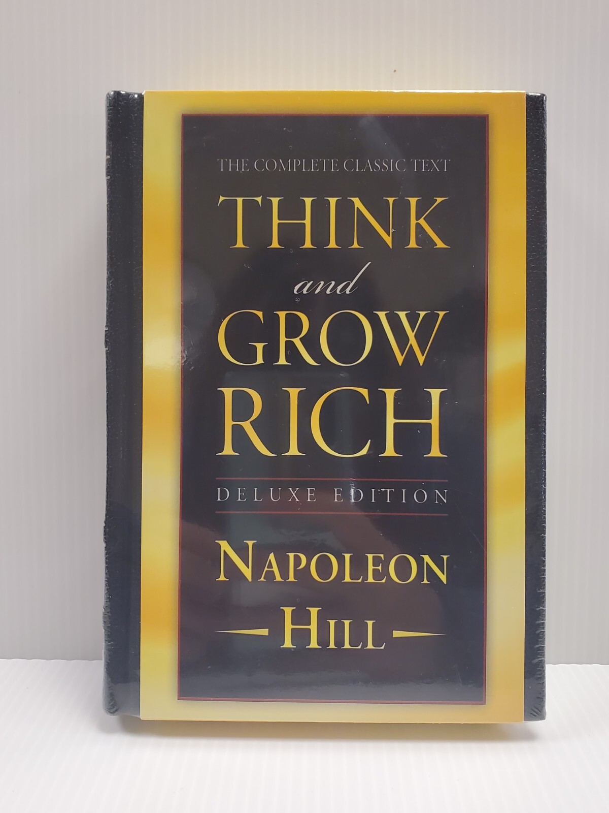 Think and Grow Rich HC Book Deluxe Edition Vegan Leather Napoleon Hill Sealed