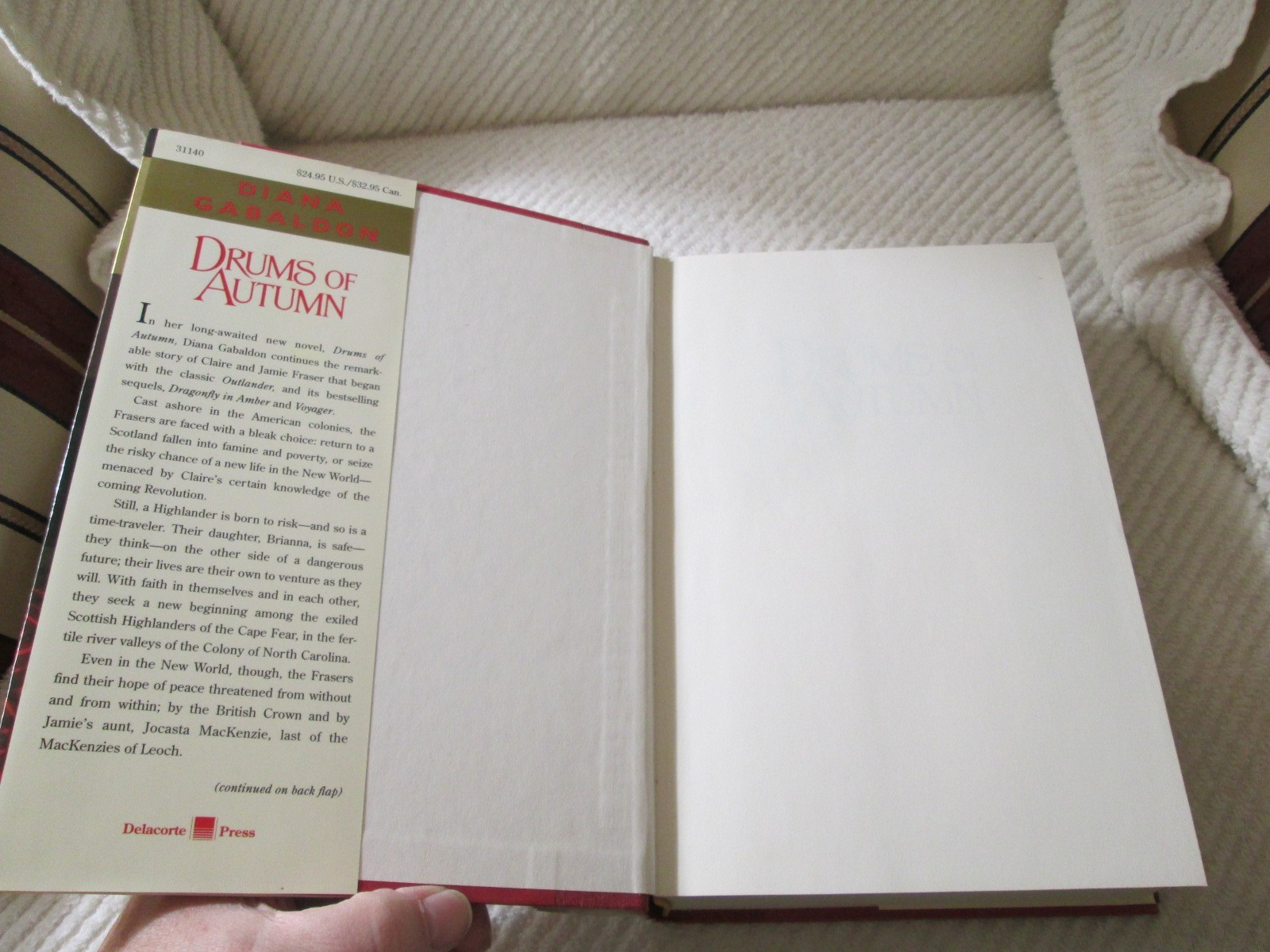Drums of Autumn Diana Gabaldon 1997 HC/DJ 1st Edition 1st Print Outlander Series