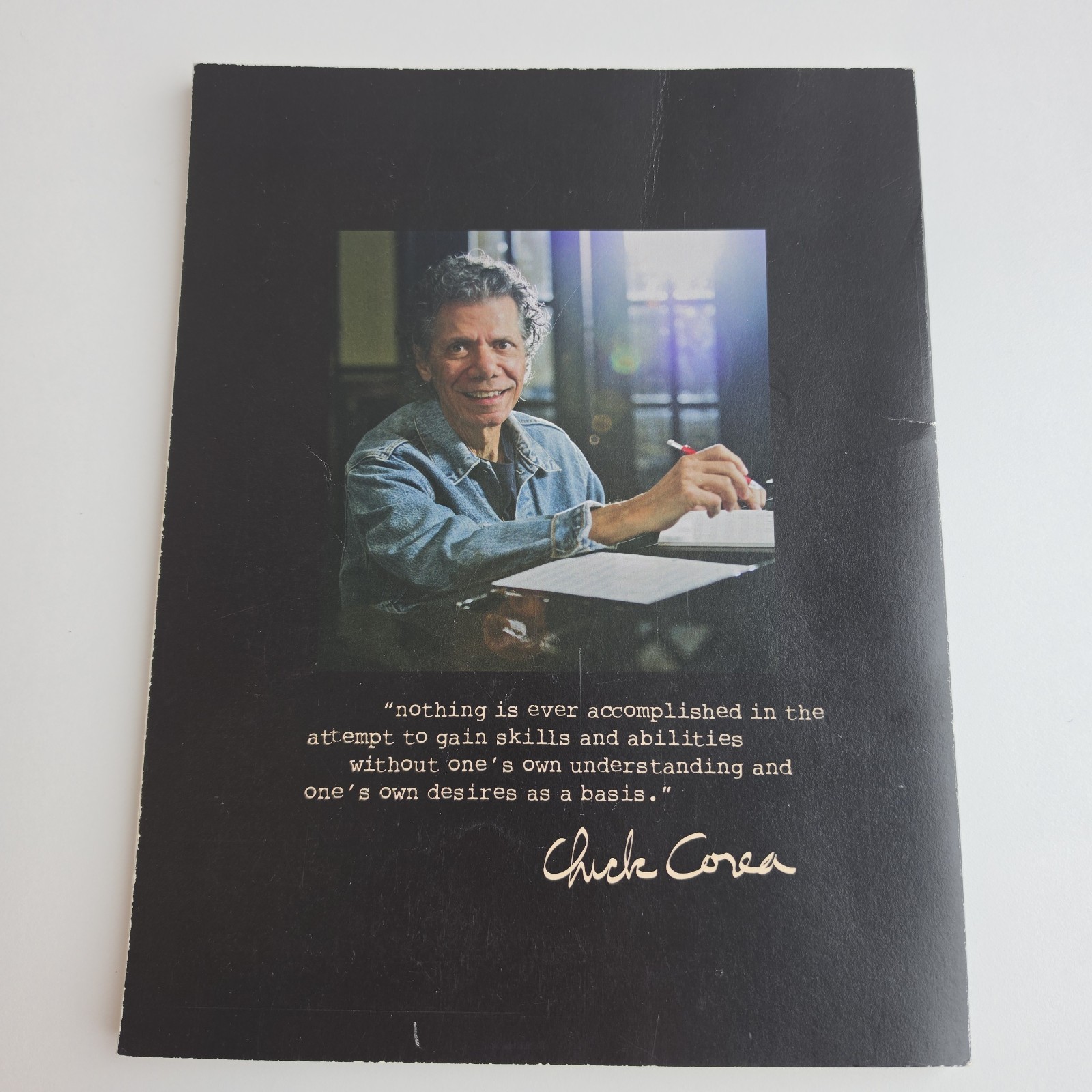 Chick Corea – A Work In Progress… On Being a Musician Vol. 1 Revised Softcover