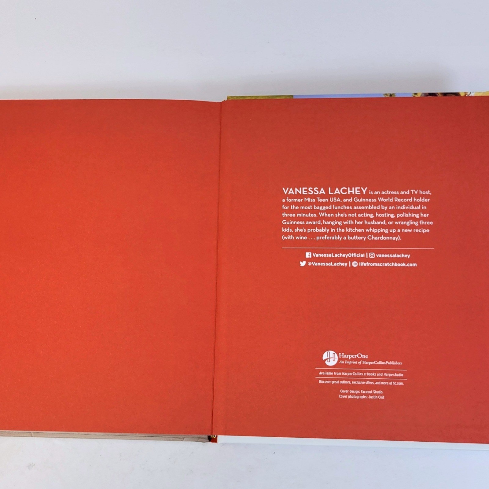 Vanessa Lachey Life From Scratch Family Traditions Creative Ideas Book Hardcover
