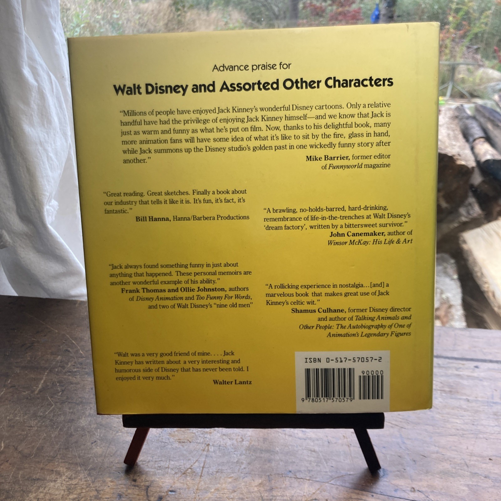 Walt Disney And Assorted Other Characters by Jack Kinney 1988 First Edtion