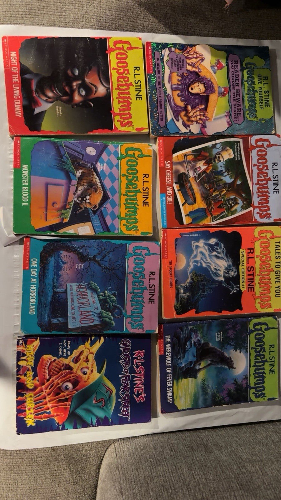 R.L. Stine Goosebumps Book 1st Edition Lot Of 26