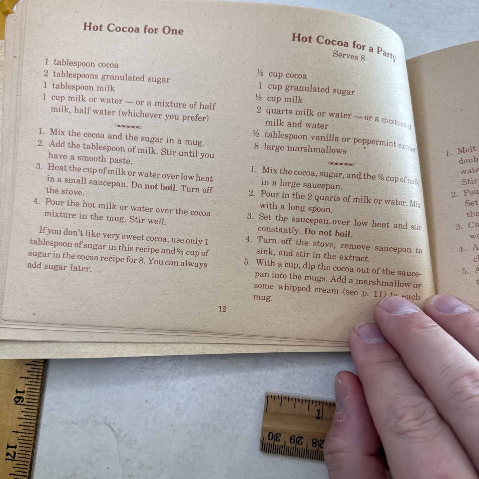 Chocolate Cookbook Vintage 1977 Scholastic Book Juvenile Boy Girl Elementary