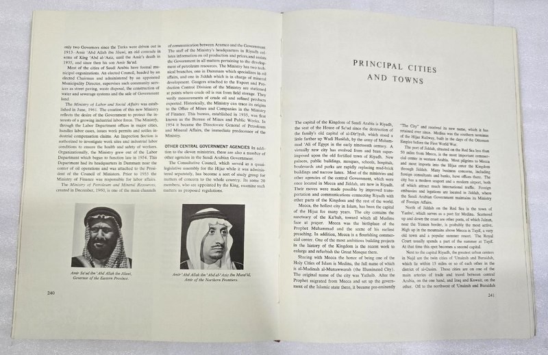 1960 Saudi Arabia KSA Aramco Handbook Arabian American OIL Company أرامكو