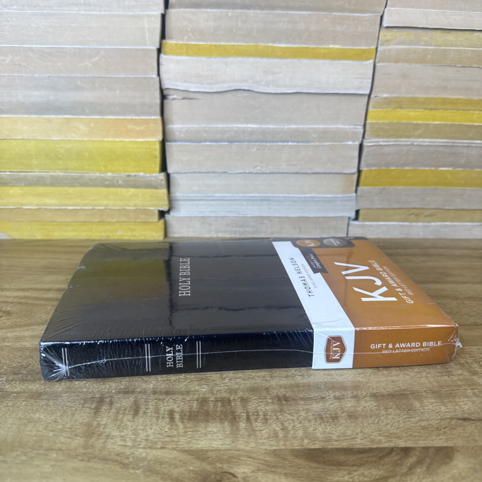 KJV Gift and Award Bible Imitation Leather Black Leatherette New Sealed
