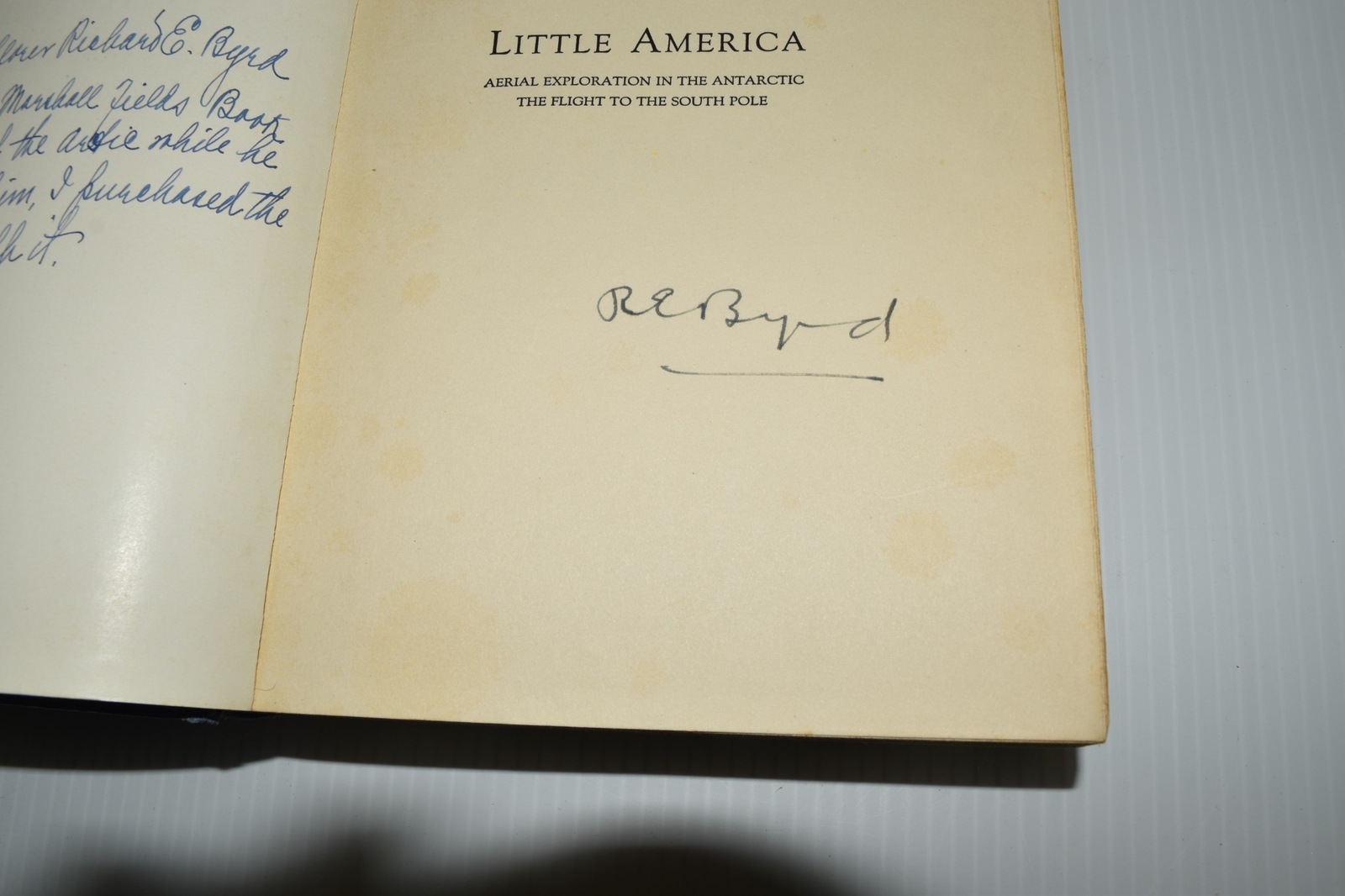 *DF* LITTLE AMERICA RICHARD E. BYRD 1ST EDITION SIGNED (AMS103)
