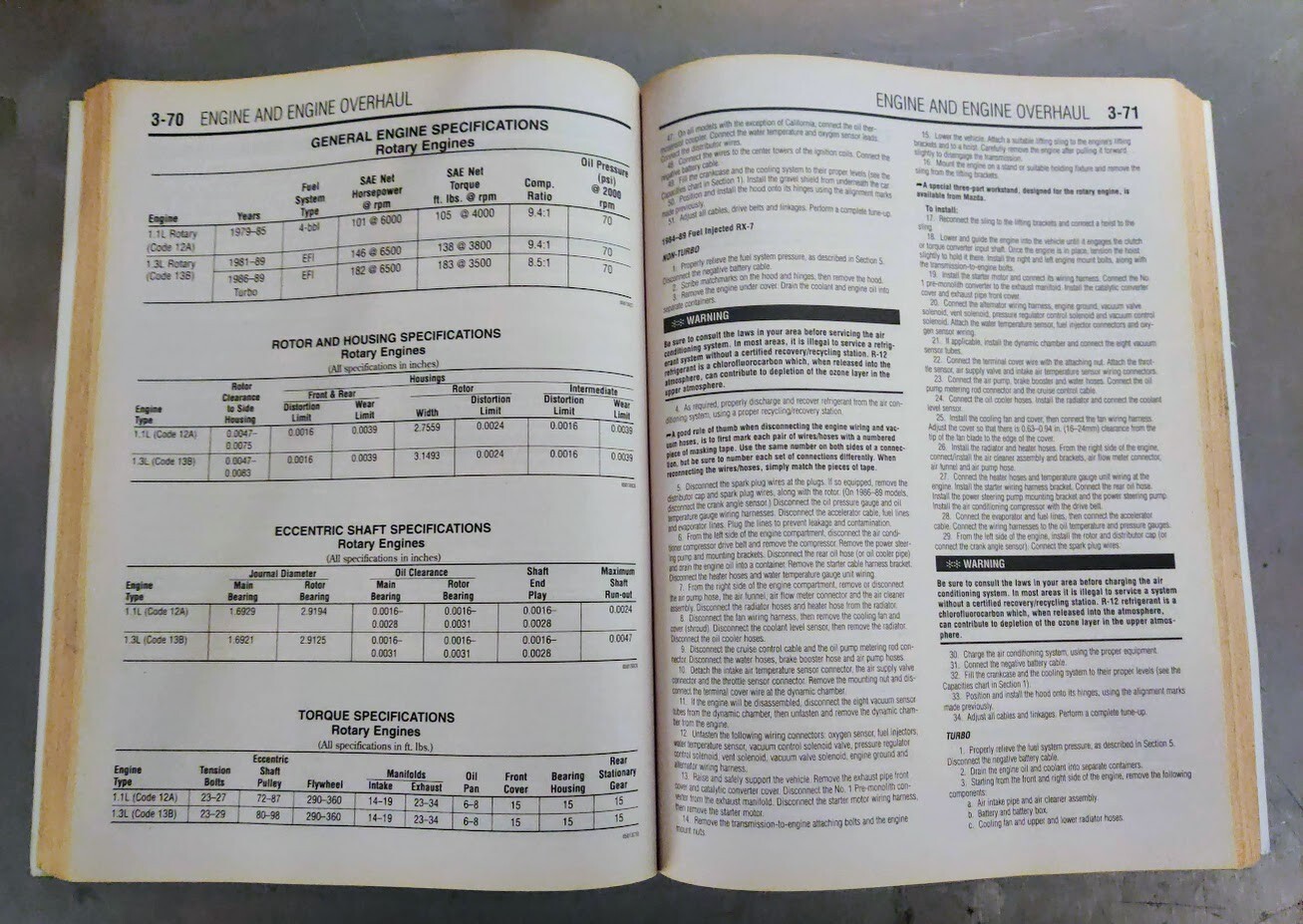 Chilton’s Repair Manual 8581 Mazda 323/626/929/GLC/MX-6/RX-7 1978 – 1989 46800