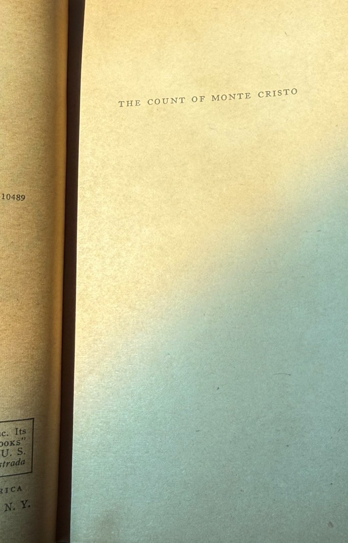 The Count of Monte Cristo Alexandre Dumas Vintage 1956 Bantam Paperback Book